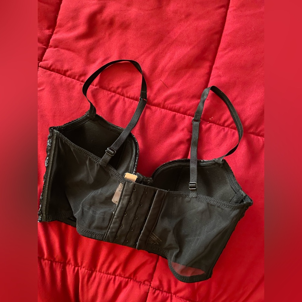 Victoria's Secret Black shiny Bralette 32B - Picture 5 of 10